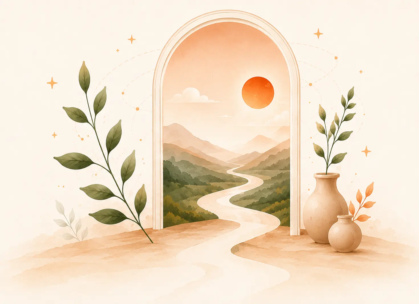 Ilustrasi gerbang reflektif Tiraloka